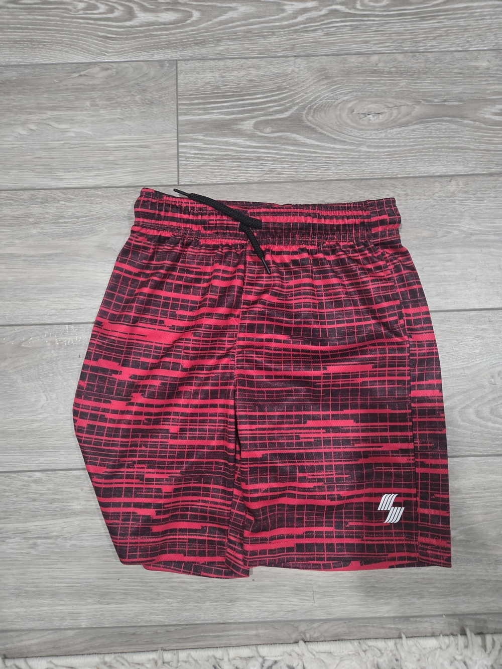 The Children's Place Red and Black Boys' Athletic Shorts